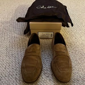 Cole Haan: Air Camden Penny, Color: Milkshake Suede, Style: C10205